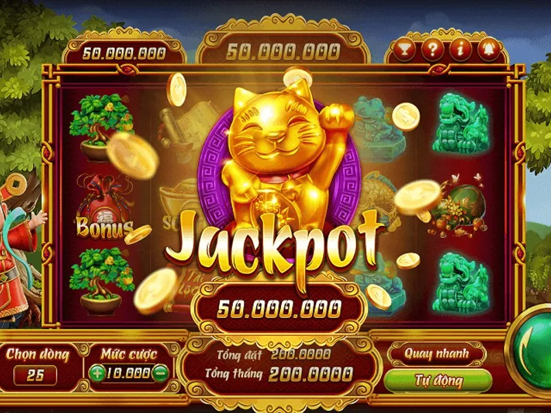 Trò chơi slot và bắn cá tại FC8 với jackpot lớn, biểu tượng fcb88